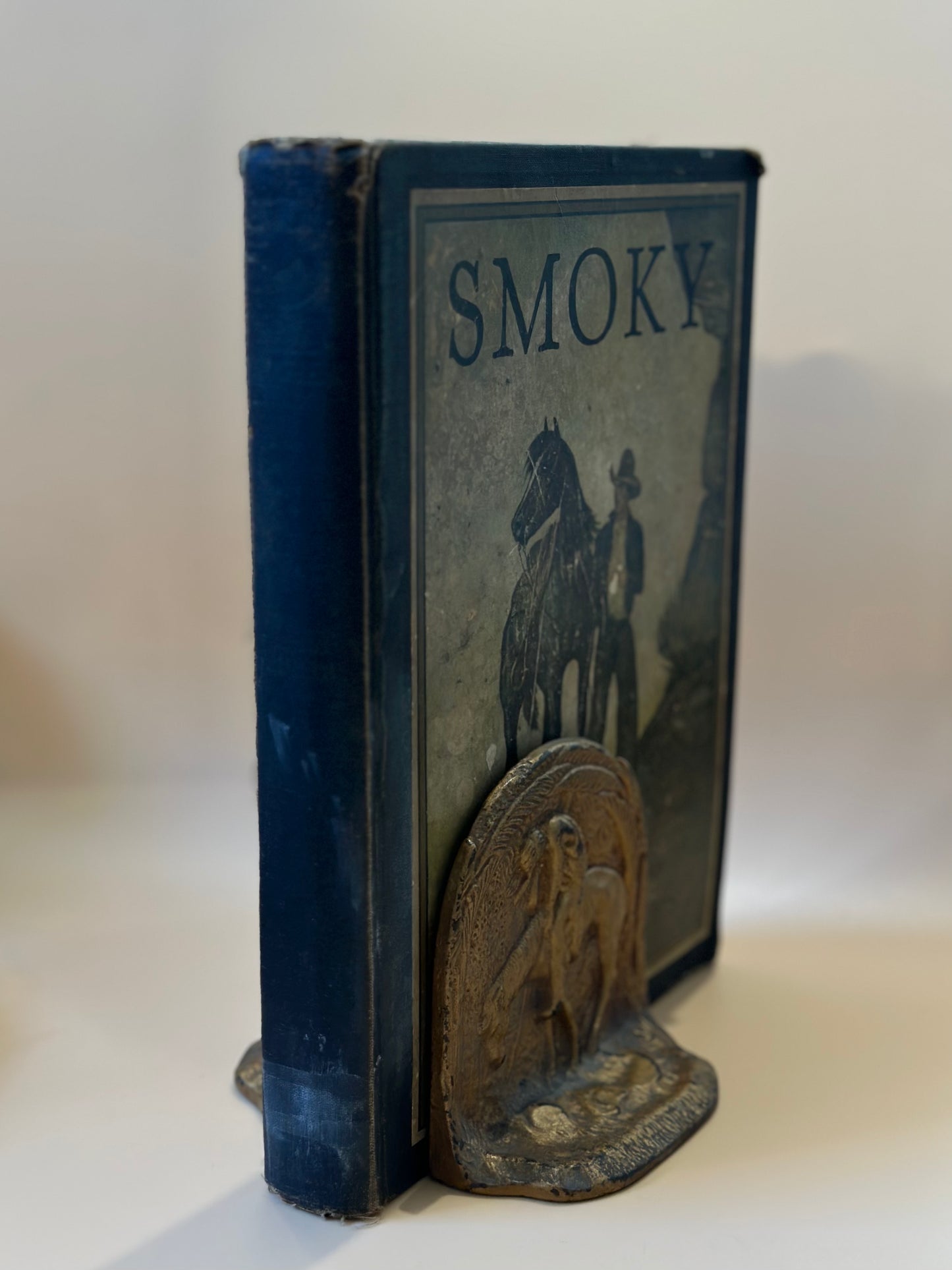 Cast Iron End of the Trail Bookends