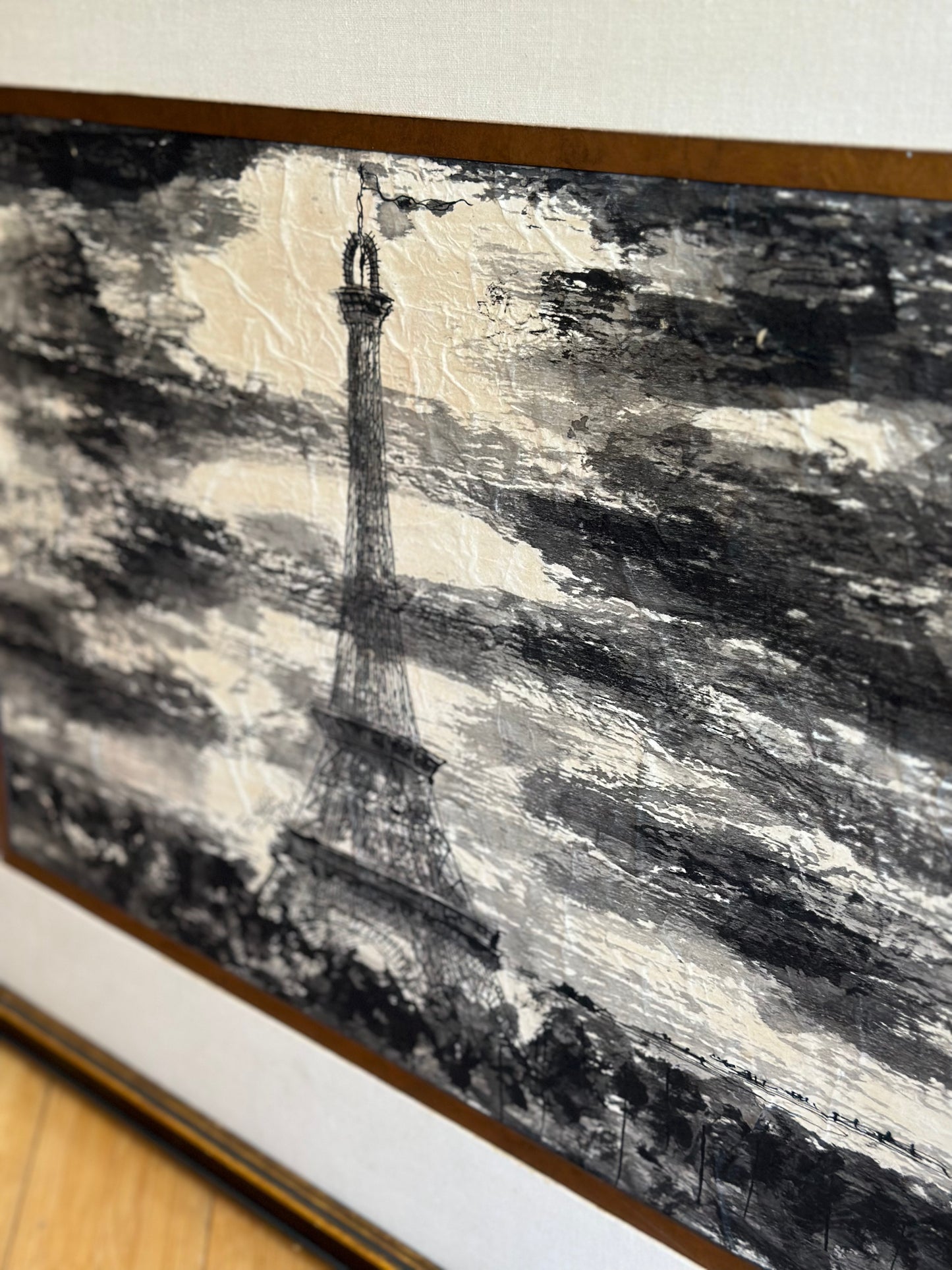 Eiffel Tower Watercolor Painting