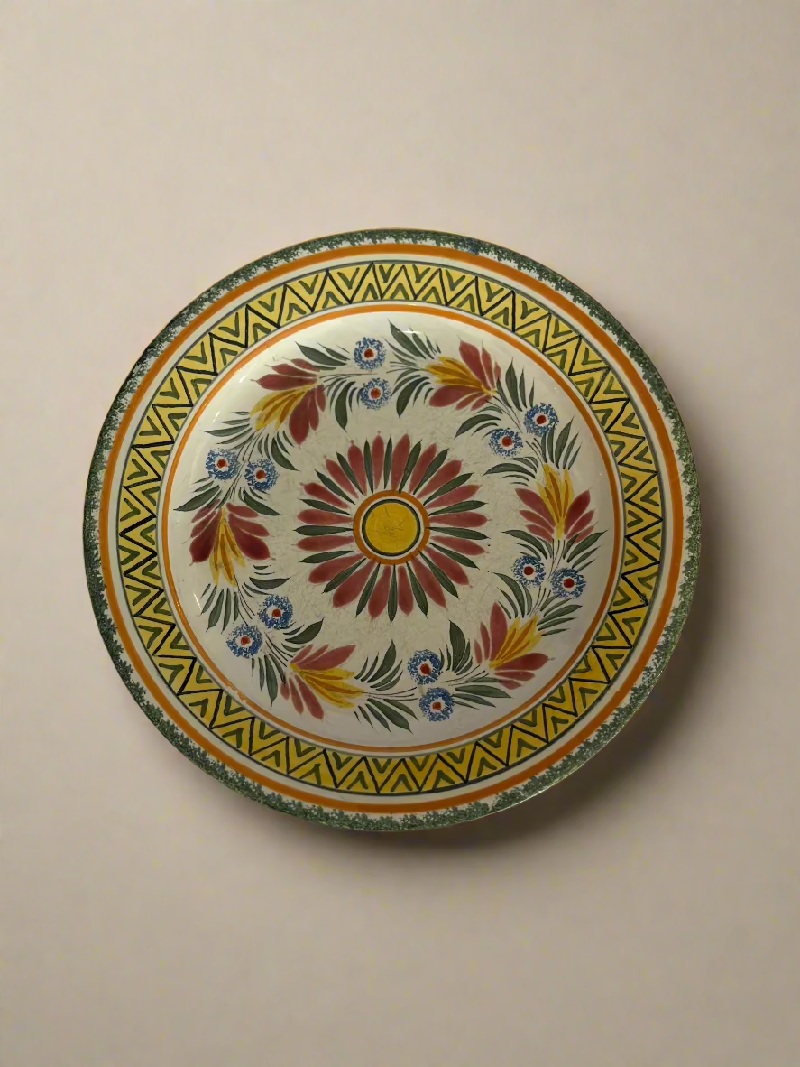 Henroit Quimper Plates Set of 6