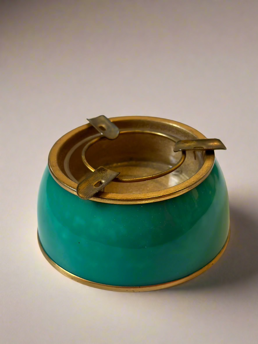 Mid Century Enamel Smoking Accessories Set