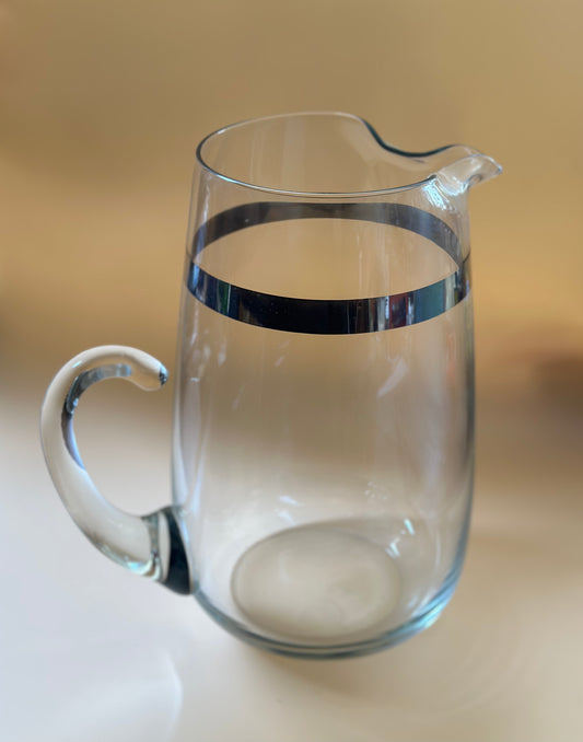 Large Glass Pitcher