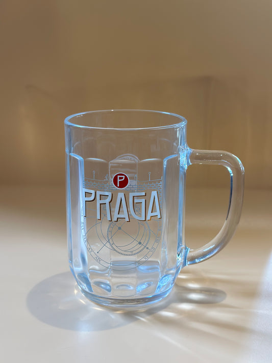Praga .5L Glass Mug
