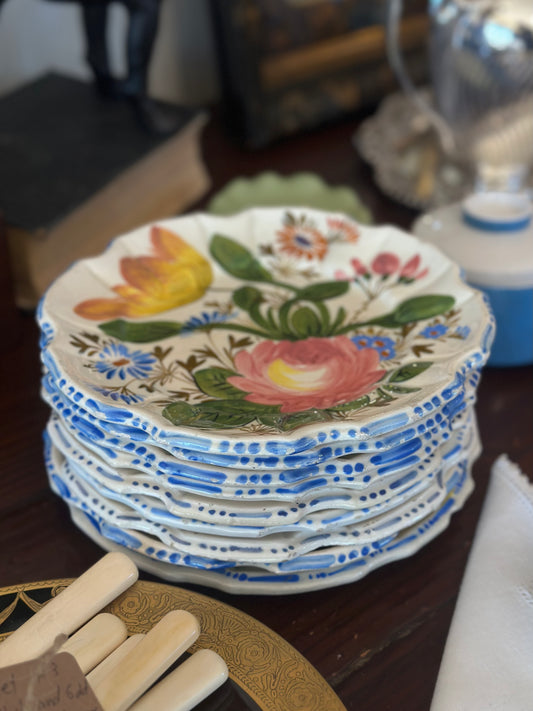 Vintage Italian Salad Plates