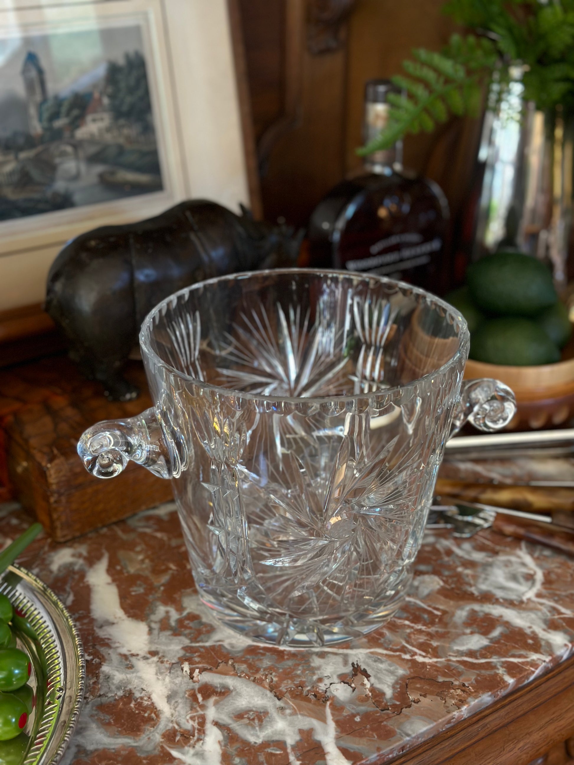 1970s Pinwheel Star Wine Cooler