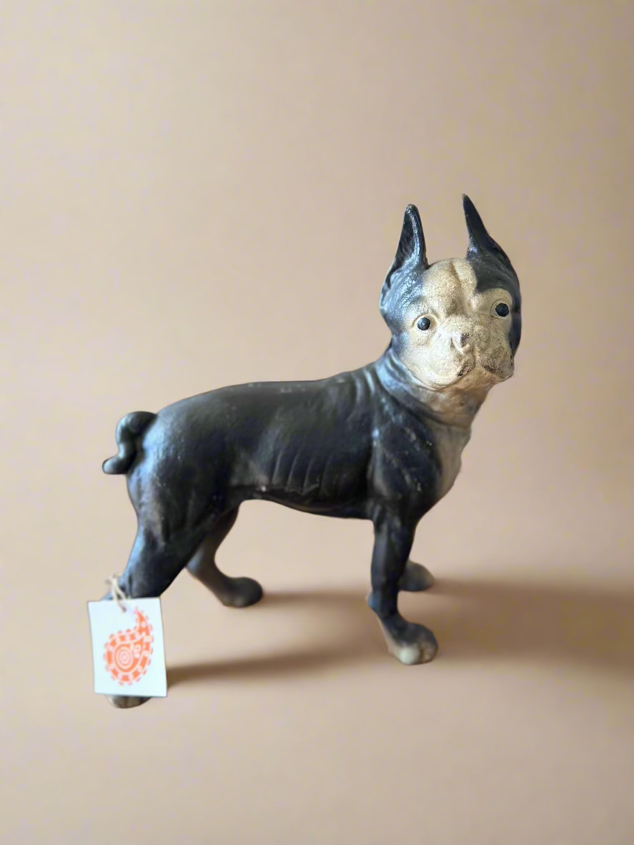 Cast Iron Boston Terrier Bulldog