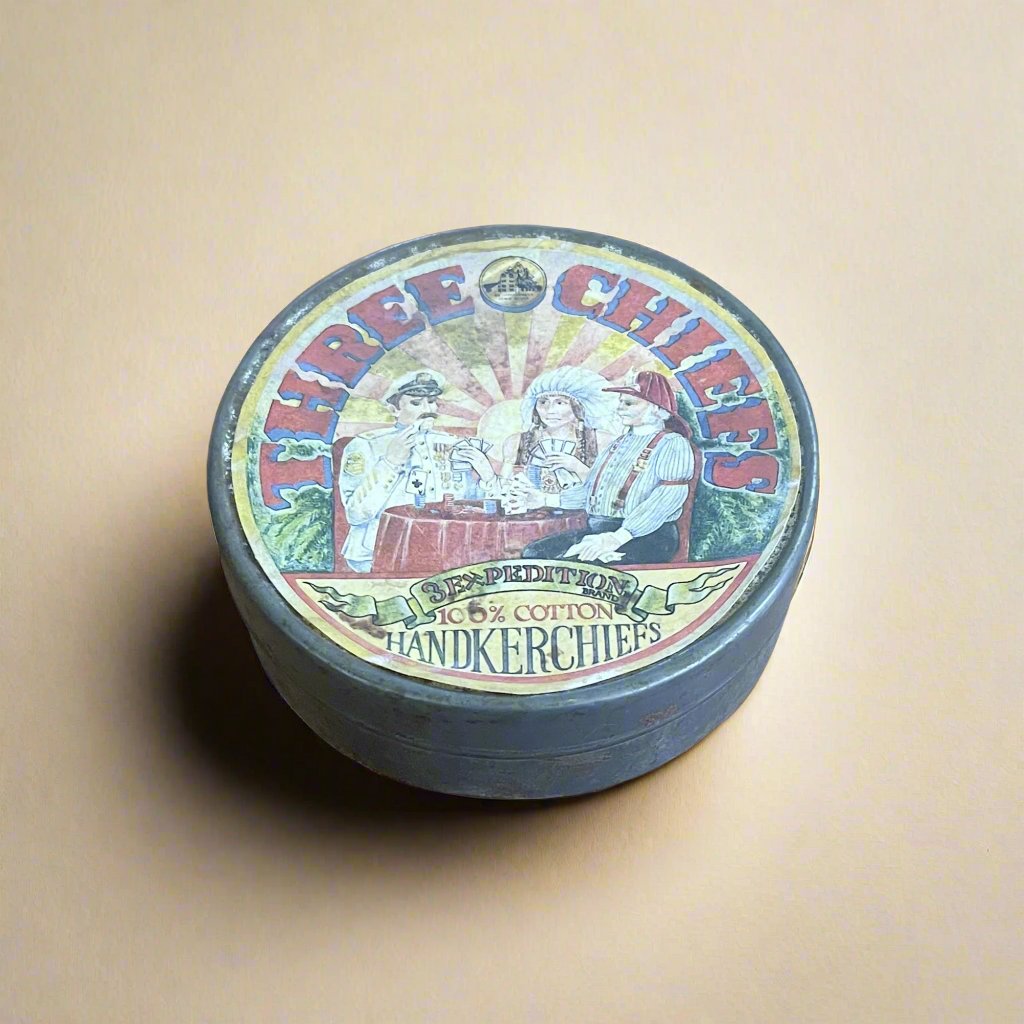 Antique Three Chiefs  Tin